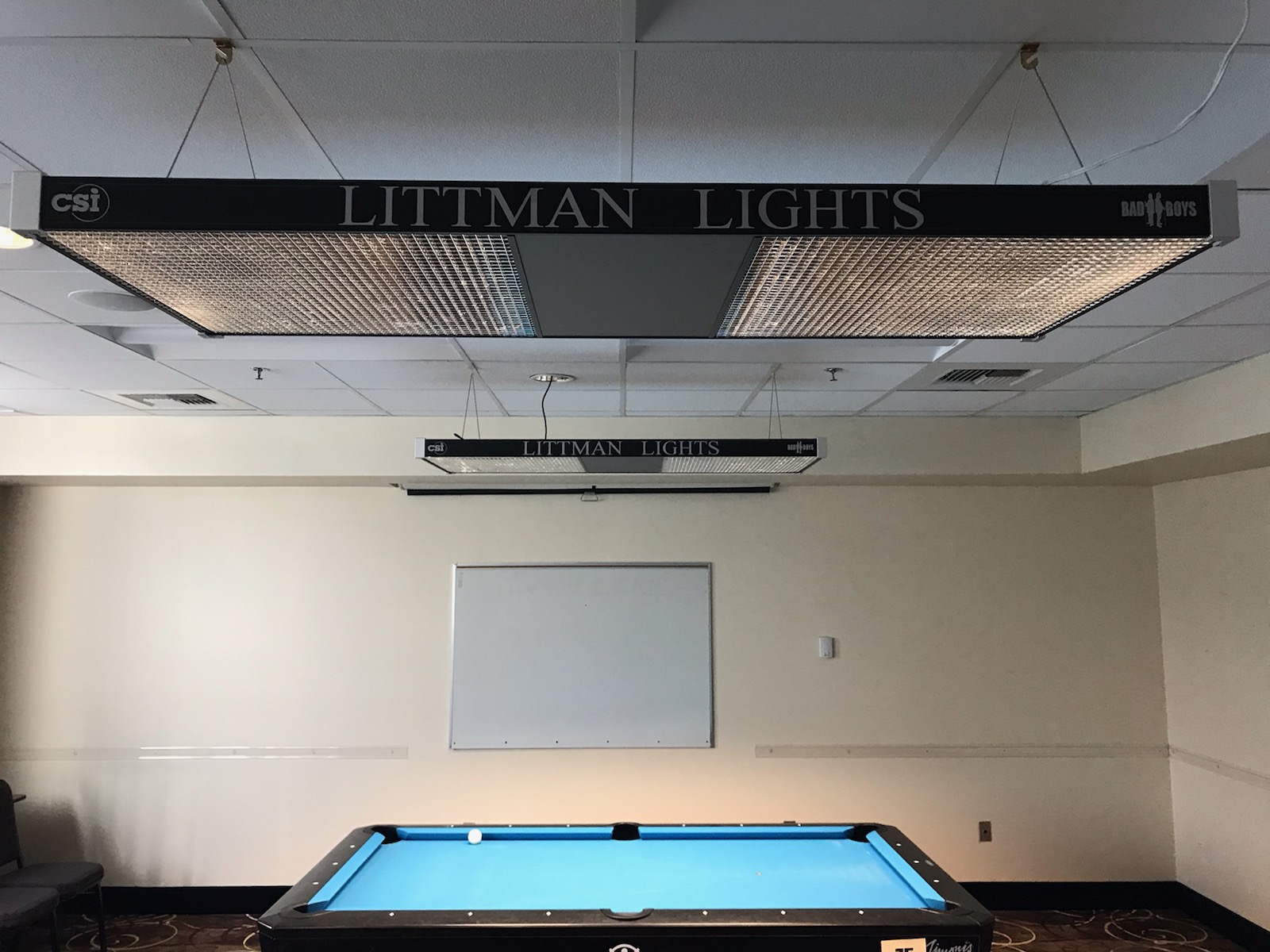 littman pool table lights